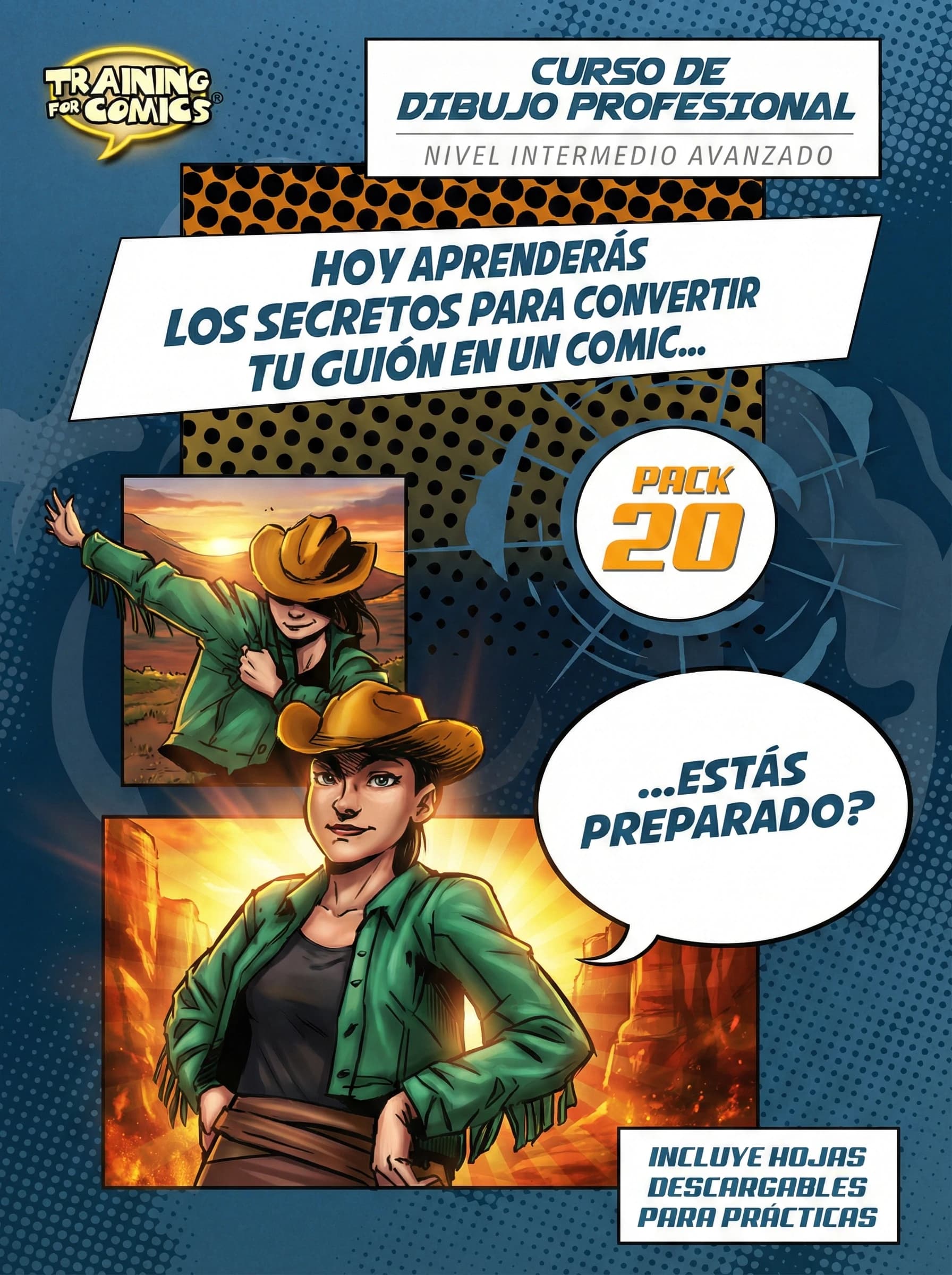 Convertir tu Guion en Comic: Curso de Dibujo Profesional