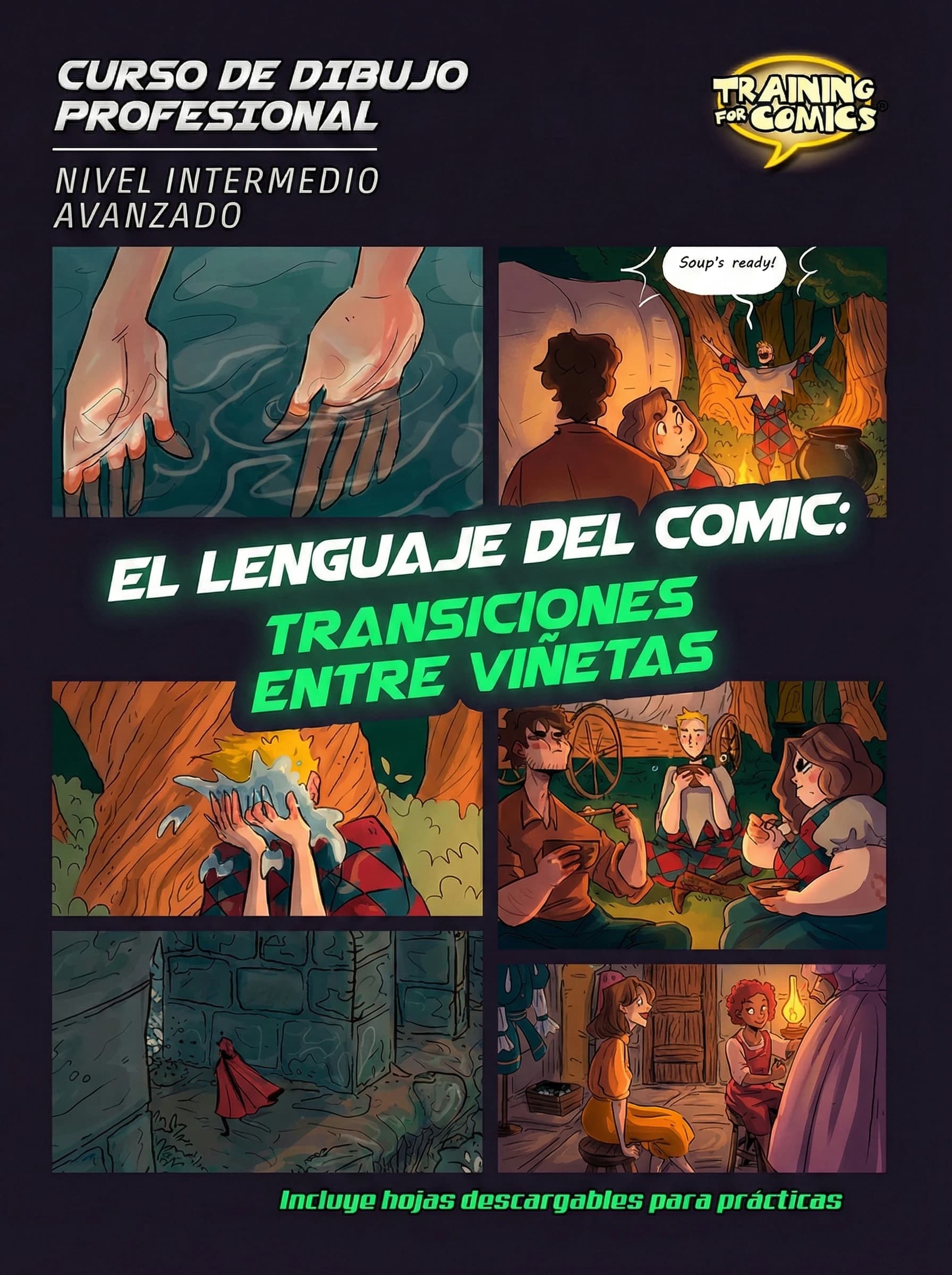 El Lenguaje del Cómic: Transiciones entre Viñetas