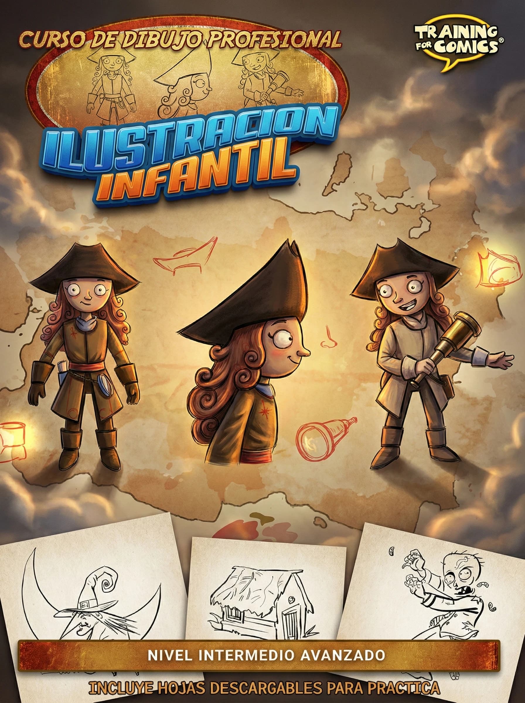 Diseña Personajes Infantiles que Cobran Vida